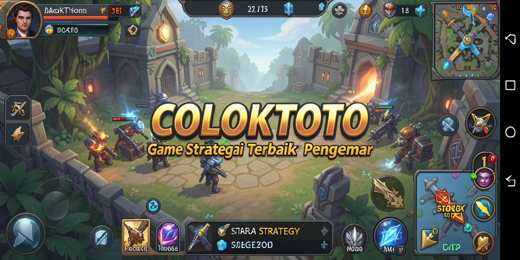 Tampilan antarmuka COLOKTOTO yang menarik dan strategis.