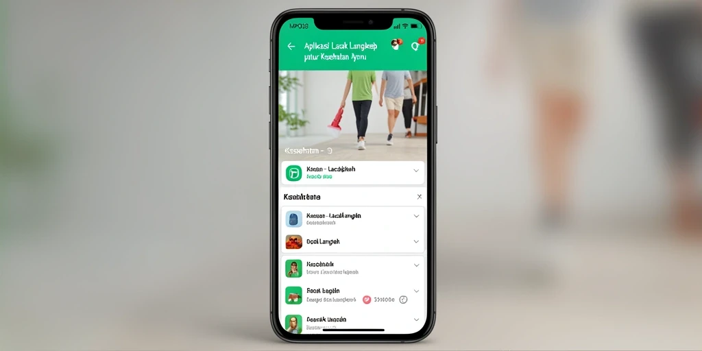 Screenshot utama MPO08 menampilkan fitur Lacak Langkah yang interaktif dan informatif.
