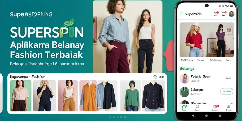 Tampilan antarmuka <strong>SUPERSPIN</strong> yang elegan dan mudah digunakan.