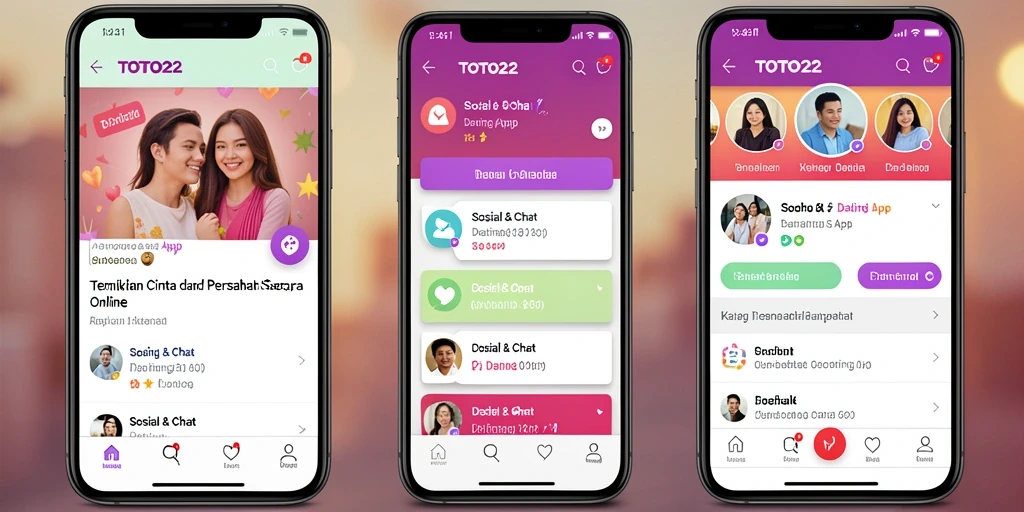 Antarmuka TOTO22 yang ramah pengguna untuk kencan online.
