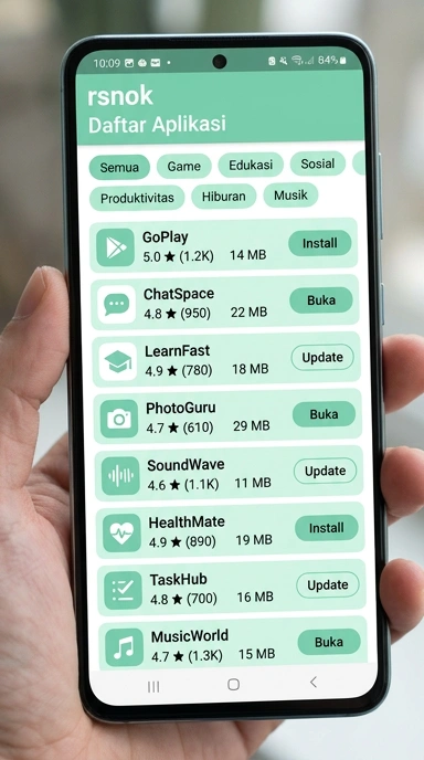 rsnok—Katalog Aplikasi Populer & Kanal Uji untuk Anda